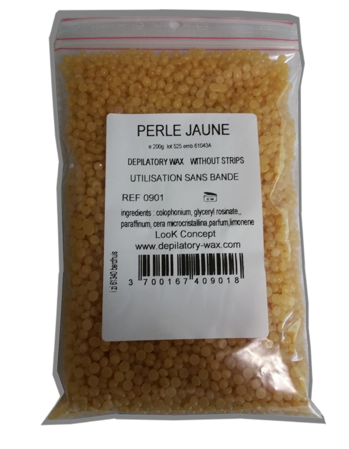Cire épilation Professionnelle Jaune Perle - Lot De 3 Kilos, Traditionnelle, Fabriqué En France.