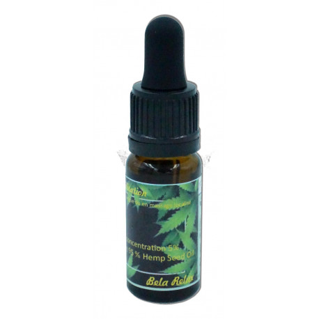Cannabidiol CBD 5 % pour massage, flacon de 10 ml